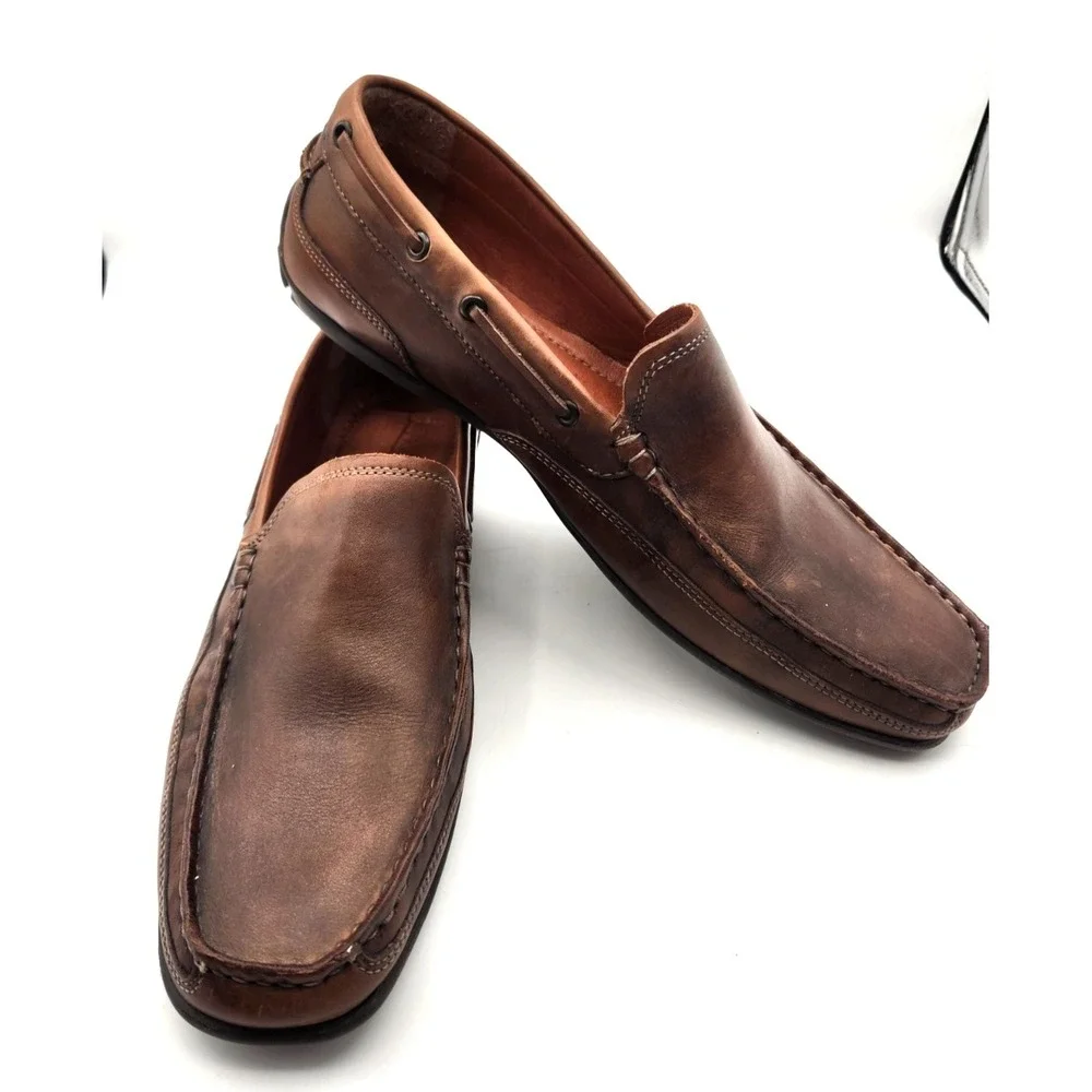 G.H. Bass Men's 13M Brown Leather 